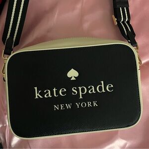 Kate Spade Black and Cream Crossbody